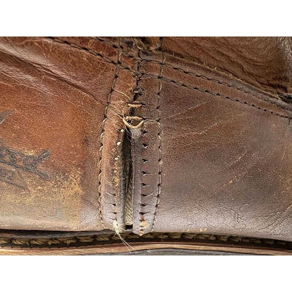 Thorogood American Heritage 814-4208 Tobacco Leather‎ Boots. REPAIR NEEDED